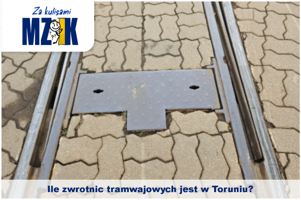 Zdjęcie zwrotnicy tramwajowej